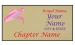 Gold Rectangle name Badge Artwork 26 Pink